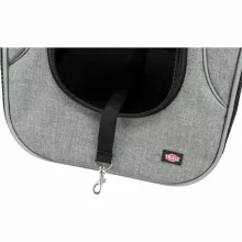 TRIXIE szállítótáska Front táska 30x33x26cm fekete/szürke maximum 10kg