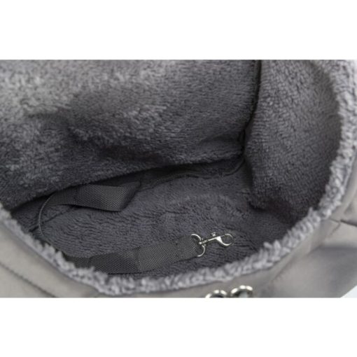TRIXIE szállítótáska Molly front carrier Szürke 25x38x17cm max.4kg-ig kutyák részére