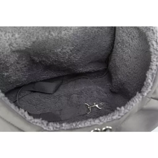 TRIXIE szállítótáska Molly front carrier Szürke 25x38x17cm max.4kg-ig kutyák részére