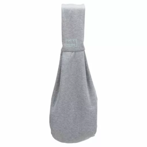 TRIXIE szállítótáska Junior Front 22x20x60cm szürke/menta kutyák részére