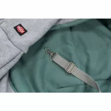 TRIXIE szállítótáska Junior Front 22x20x60cm szürke/menta kutyák részére