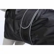 TRIXIE kutyakabát Orléans fekete fényvisszaverős XL - 80cm