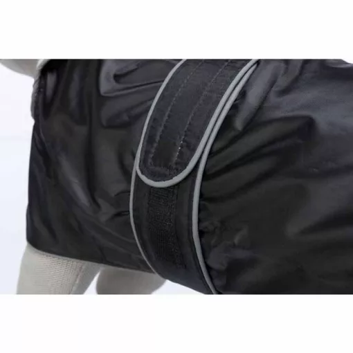 TRIXIE kutyakabát Orléans fekete fényvisszaverős XL - 80cm