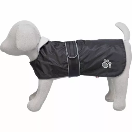 TRIXIE kutyakabát Orléans fekete fényvisszaverős XS - 25cm