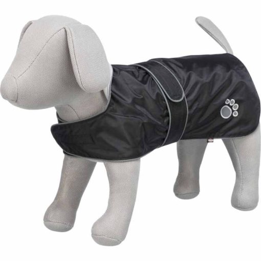 TRIXIE kutyakabát Orléans fekete fényvisszaverős XS - 30cm