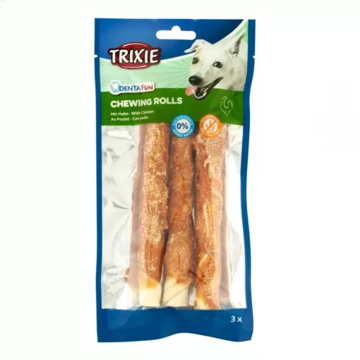 TRIXIE DENTAFUN rágórúd Csirkés 17cm/140g 3db Jutalomfalat kutyáknak