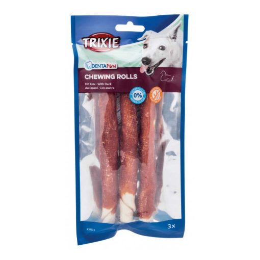 TRIXIE DENTAFUN rágórúd Kacsás 17cm/140g   3db Jutalomfalat kutyáknak