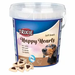   TRIXIE SOFT SNACK Happy Hearts Vödrös 500g jutalomfalat kutyáknak