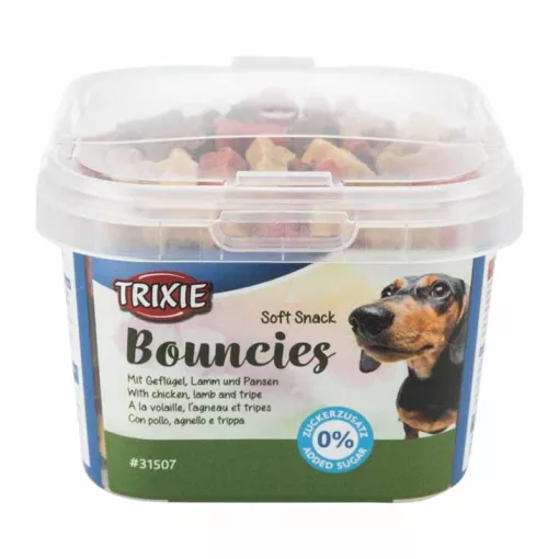 TRIXIE SOFT SNACK Bouncies Vödrös 140g jutalomfalat kutyáknak