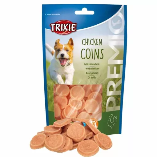 TRIXIE PREMIO Csirke Érmék Light 100g Jutalomfalat kutyáknak