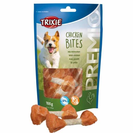KT TRIXIE PREMIO Csirke hús Csonton 100g Jutalomfalat kutyáknak