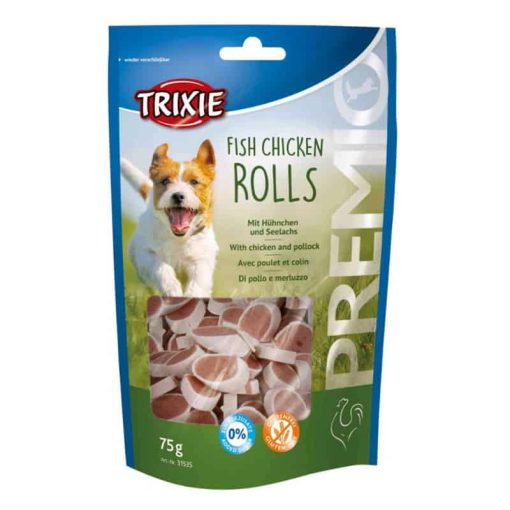 Trixie jutalomfalat kutya PREMIO Rolls Light Csirkés 75g