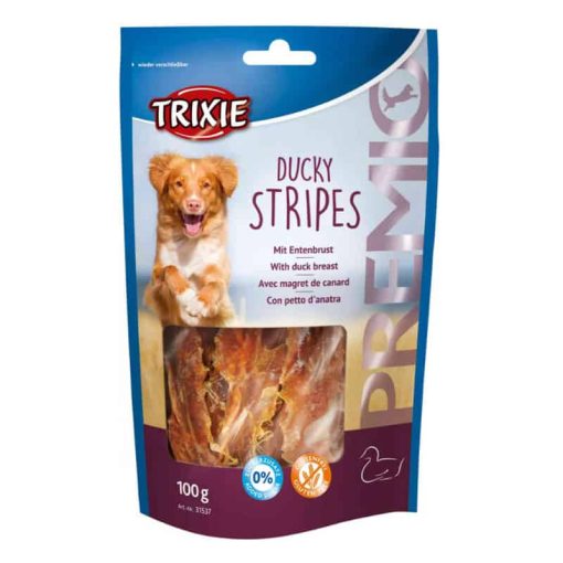 Trixie jutalomfalat kutya PREMIO Ducky Stripes Light 100g