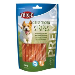   KT TRIXIE PREMIO Csirke és Sajt Csíkok 100g Jutalomfalat kutyáknak