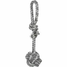 TRIXIE Labda Kötélből fogóval 5,5cm/30cm játék kutyáknak