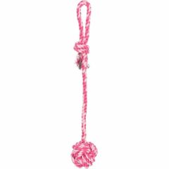   TRIXIE Labda Kötélből fogóval 7cm/50cm játék kutyáknak