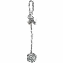 TRIXIE Labda Kötélből fogóval 7cm/50cm játék kutyáknak