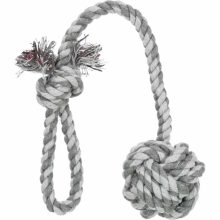 TRIXIE Labda Kötélből fogóval 7cm/50cm játék kutyáknak