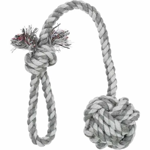 TRIXIE Labda Kötélből fogóval 7cm/50cm játék kutyáknak