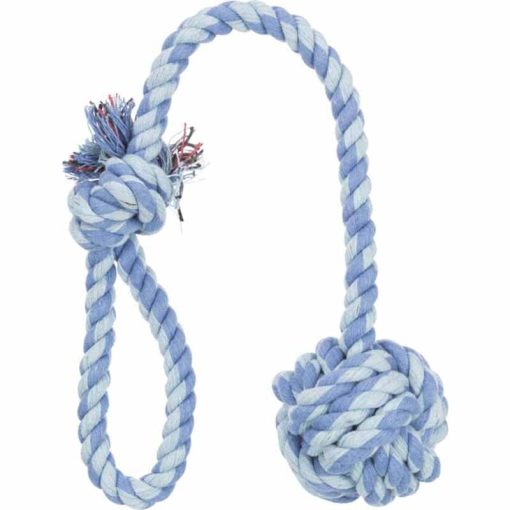 TRIXIE Labda Kötélből fogóval 7cm/50cm játék kutyáknak