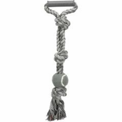   TRIXIE Rágókötél Teniszlabdával 6cm/50cm játék kutyáknak