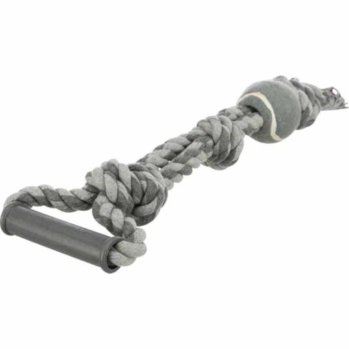 TRIXIE Rágókötél Teniszlabdával 6cm/50cm játék kutyáknak