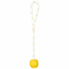 TRIXIE Natur gumilabda kötélen 4,5/35cm játék kutyáknak
