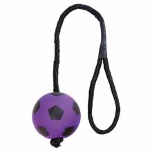 KT TRIXIE Habszivacslabda kötéllel 6cm/30cm játék kutyáknak