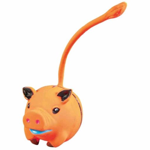 TRIXIE Latex Labda Farokkal 6cm játék kutyáknak