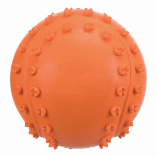 TRIXIE Natur gumi labda Tüskés Sipoló 6cm játék kutyáknak