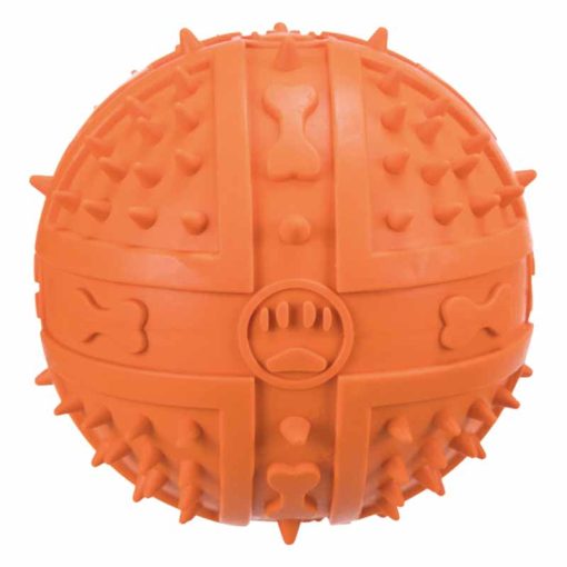 TRIXIE Natur gumi labda Tüskés Sipoló 9cm játék kutyáknak