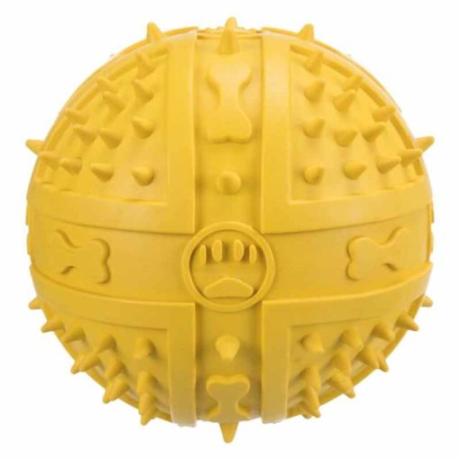 TRIXIE Natur gumi labda Tüskés Sipoló 9cm játék kutyáknak