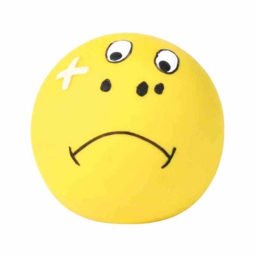 TRIXIE Latex Mosolygó Arcok 6cm játék kutyáknak