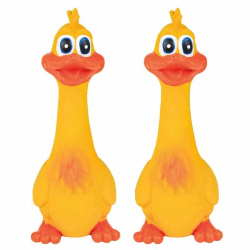 TRIXIE Latex Kacsa Eredeti Hanggal 20cm játék kutyáknak