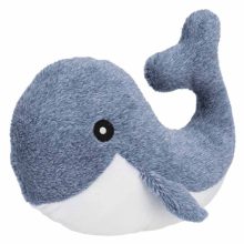 TRIXIE Plüss Be Nordic Whale poliészter bálna 25cm játék kutyáknak