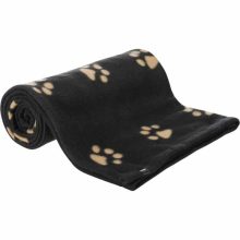 TRIXIE pléd Barney 150X100cm Fekete/Bézs tappancsmintás