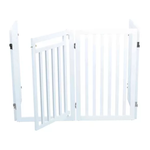 TRIXIE Biztonsági kutyarács 4 részes 60-160x81cm fehér