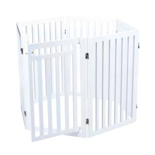 TRIXIE Biztonsági kutyarács 4 részes 60-160x81cm fehér