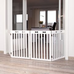 TRIXIE Biztonsági kutyarács 4 részes  60x160x75cm fehér