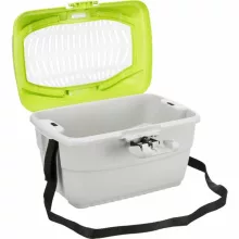 TRIXIE szállító box Minicapri 40x22x30cm Zöld/Szürke 2kg alatti kiséllatoknak