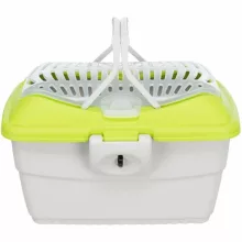 TRIXIE szállító box Minicapri 40x22x30cm Zöld/Szürke 2kg alatti kiséllatoknak