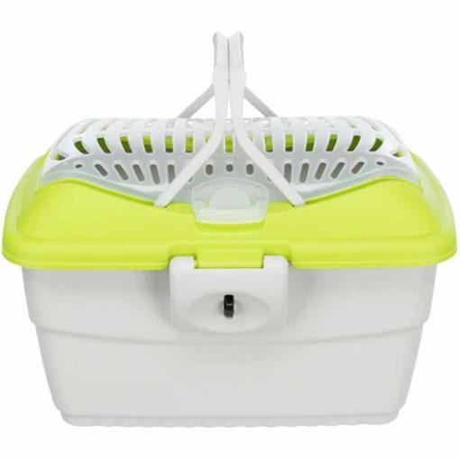 TRIXIE rágcsáló szállító box Minicapri 40x22x30cm Zöld/Szürke 2kg alatti kiséllatoknak