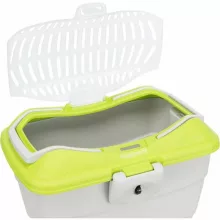 TRIXIE szállító box Minicapri 40x22x30cm Zöld/Szürke 2kg alatti kiséllatoknak