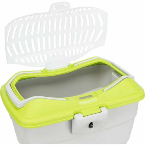 TRIXIE rágcsáló szállító box Minicapri 40x22x30cm Zöld/Szürke 2kg alatti kiséllatoknak