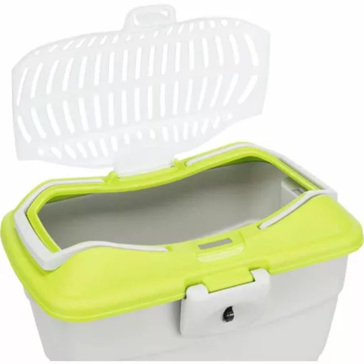 TRIXIE szállító box Minicapri 40x22x30cm Zöld/Szürke 2kg alatti kiséllatoknak