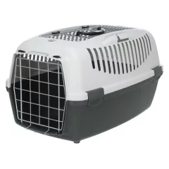   TRIXIE Szállító box Capri 3 Nyitott, S: 40x38x61cm Sötétszürke/Világosszürke