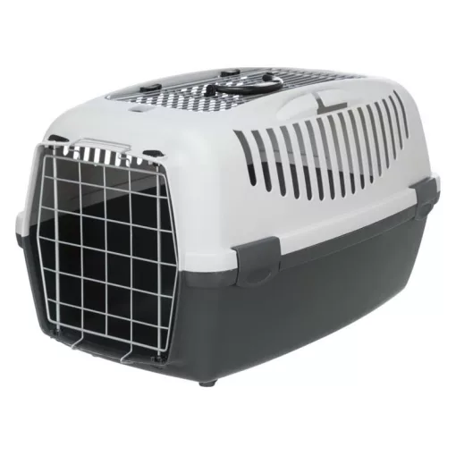 TRIXIE Szállító box Capri 3 Nyitott, S: 40x38x61cm Sötétszürke/Világosszürke