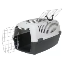 TRIXIE Szállító box Capri 3 Nyitott, S: 40x38x61cm Sötétszürke/Világosszürke