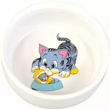 TRIXIE kerámia tál mintás 0,3l /11cm Macskáknak