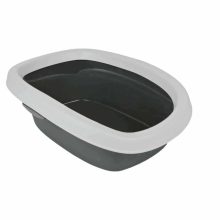 KT TRIXIE macska WC Carlo 1 peremes 31x14x43cm Sötét szürke/Világos szürke